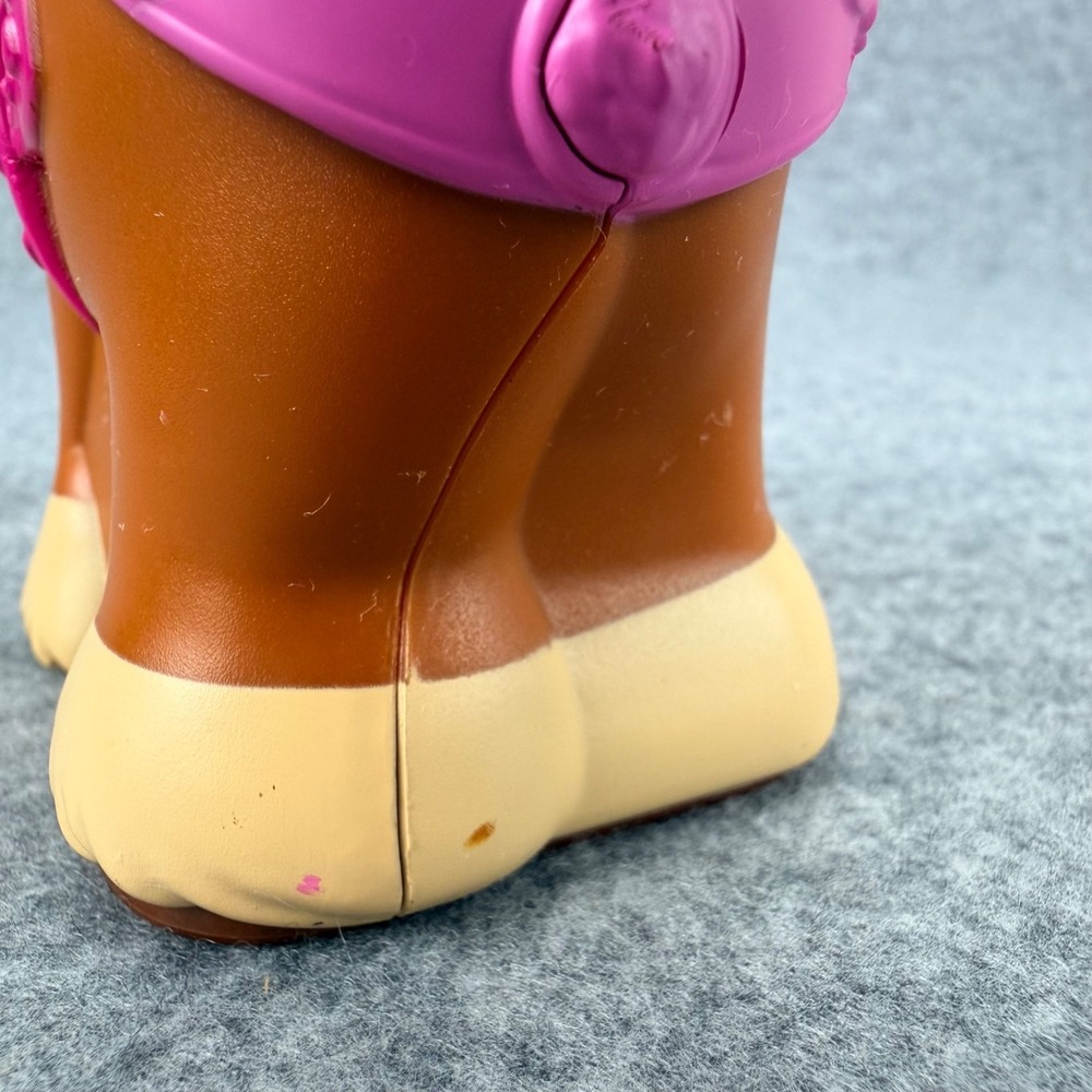 Fisher-Price Little People Disney Princess Brown Horse Sound Toy Pink Saddle - Picture 10 of 13